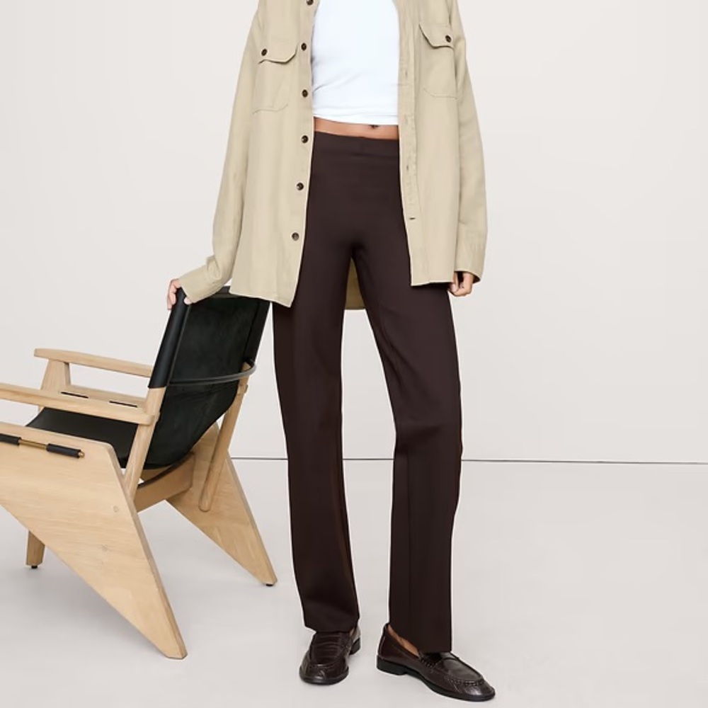 Banana Republic Straight Everwhere Ponte Pants XS